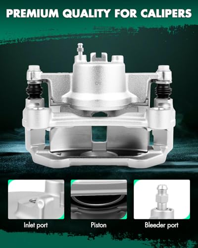 Image of SCITOO 19B6030 Front Passenger Disc Brake Caliper Fit For Nissan For Maxima 2009-2014 2016-2023,For Nissan For Sentra 2009-2012,With Bracket 1PC