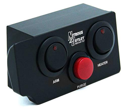 Nitrous Outlet C6 Corvette Switch Panel - Black, Push Button, Rocker, Manual