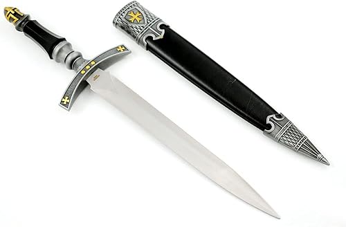 Miniatura 2 de Snake Eye Fantasy Mason Knight Cuchillo de caza protegido (9212)