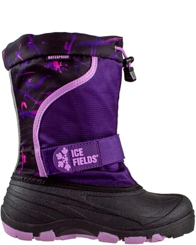 Ice Fields Snowblaster Little and Big Kid High Snow Winter Boots, Warm, Waterproof Shell