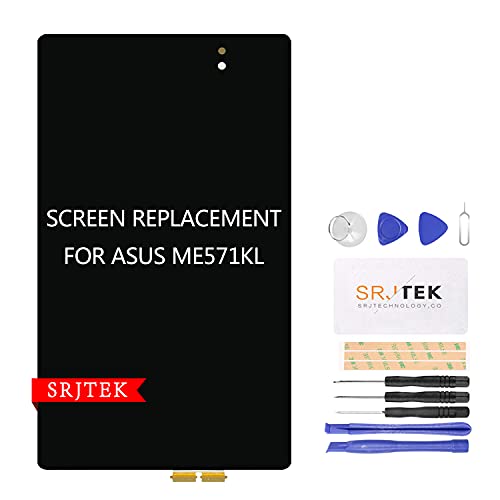 SRJTEK for Asus Google Nexus 7 2nd Gen 2013 ME571 ME571K ME571KL K008 K009 LCD Display Touch Screen Digitizer Replacement Kits with Frame Assemblyï¼ˆWiFi ï¼‰