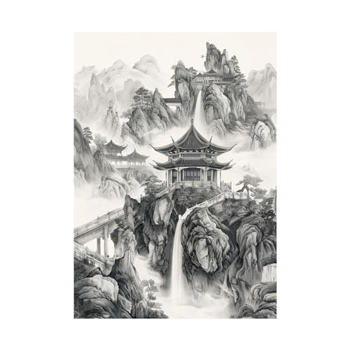 Photo artwork tableau decoration murale contemporain paysage abstrait toile