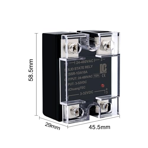 Relais statique monophasé SSR commutation DC-DC 120A pour impression 3D