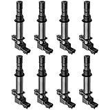 Ignition Coil 8-Pack Compatible with Dodge Ram Dakota Durango Nitro - Jeep Grand Cherokee Commander...