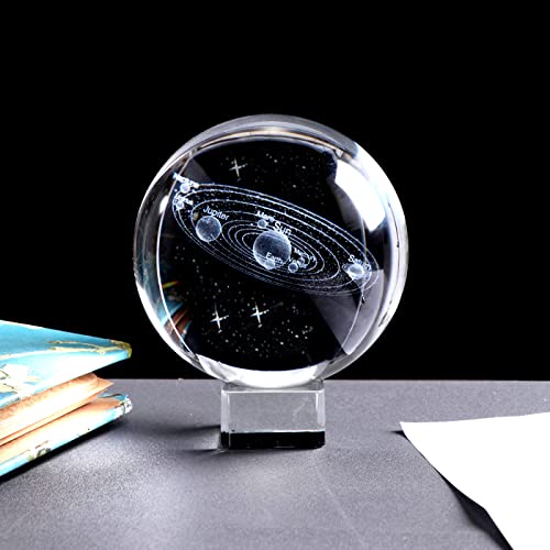 Sfera di Cristallo 3D,60mm Sfera di Cristallo in