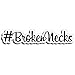 Broken Necks JDM Style Decal Sticker Custom Die-cut Vinyl Turbo Hella Honda Acura Drift Illest Import