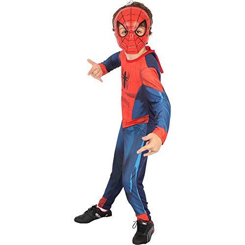 Fantasia Avengers Homem Aranha Clássica Longa, Regina 107943.3, Multicor