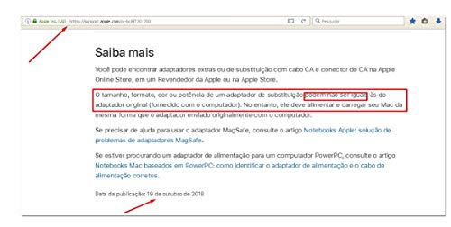 Fonte Carregador Orig. Com Logo Macsafe 2 Air 45w