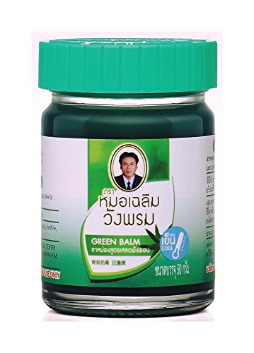 Wangphrom Thai Herbal Green Balm for Massage and Pain Relief