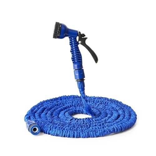 Magic Flexible Water Hose for Garden Irrigation and Car Washing Expandable 25FT 200FT Cleaning Tools (Blue 175ft)