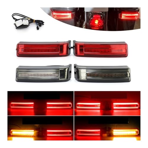 Clignotants LED moto de freinage anti-collision pour Street Glide