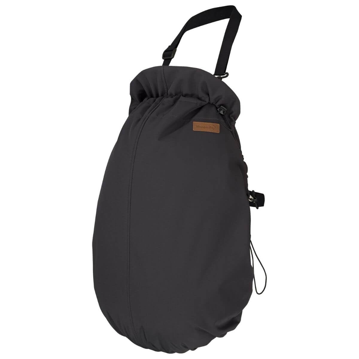oppediz Tragecover aus Softshell - Universalcover für Babytrage und Tragetuch (Grau/Leo) - Wasserabweisend und Windabweisend
