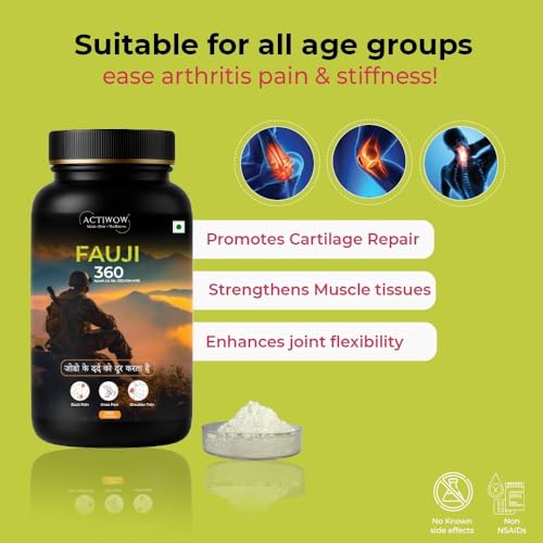 Image of ActiwowRx Fauji 360 - Herbal Power & Stamina Enhancer - Aushdhalaya for Joint, pain & Arthritis 150g Pack