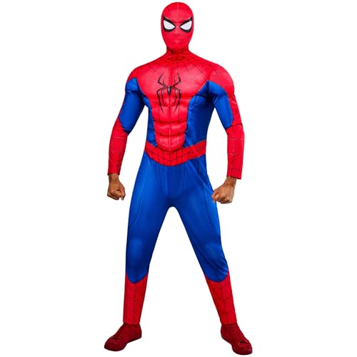 Rubies Offiziell Spider-Man: Brand New Day Deluxe Erwachsenenkostüm Größe Medium