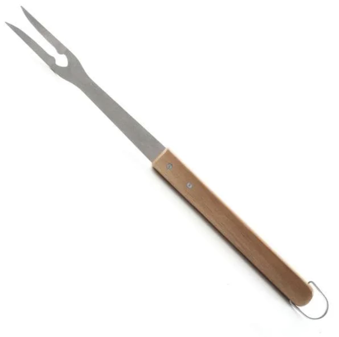 Norpro NP854 Fourchette à barbecue en acier inoxydable et bois