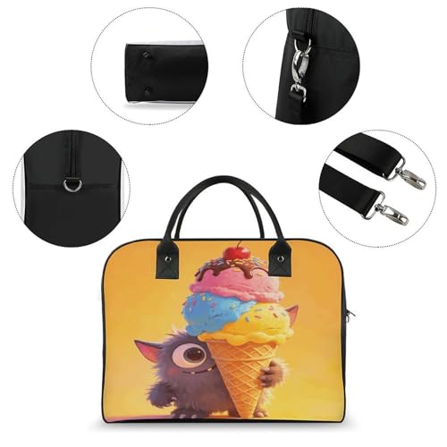 Maletín ligero para portátil Monster Ice Cream unisex miniatura 6