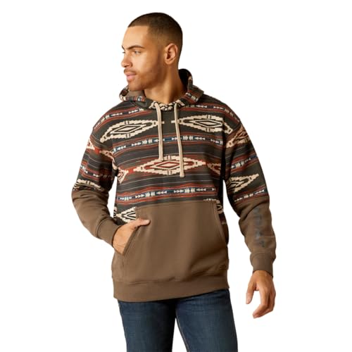 ARIAT Men's Color Block Hoodie