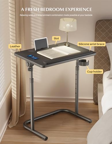 Mesa con bandeja para TV extra grande y ajustable para comer cómodamente en el sofá 3