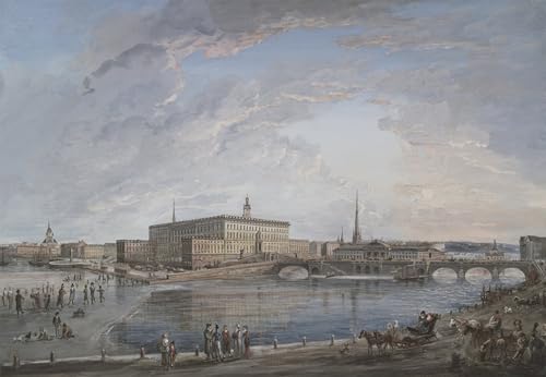 Tableau toile Stockholm pour décoration murale moderne 60x90cm