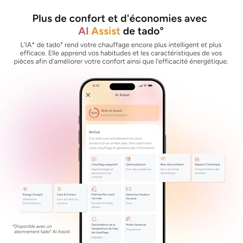Thermostat Connecté X tado° Lot de 3 vannes intelligentes à programmation vocale - 6