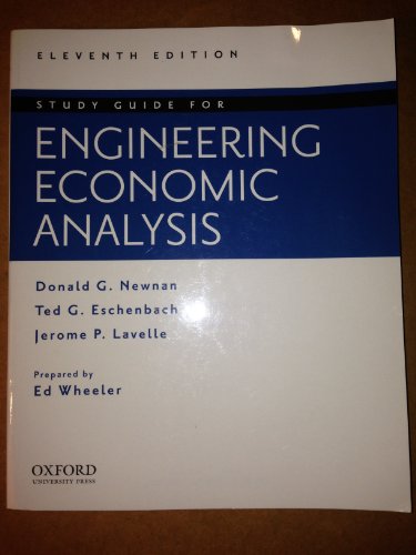 Study Guide for Engineering Economic Analysis 0199778191 Book Cover