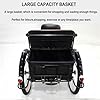 ASnwpaK 24″ Electric 3 Wheel Bicycle For Seniors, Electric Tricycle For Adults, With Removable 36V 12Ah Lithium Battery (35-40km Endurance), With Basket, For Men, Women,Black-Seat #4