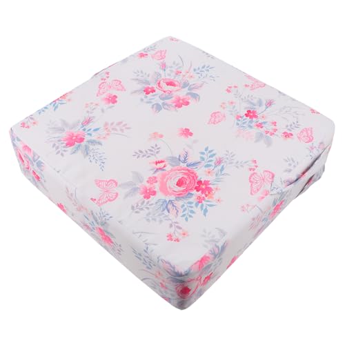 Siège rehausseur de chaise enfant rose amovible et transportable avec sangles