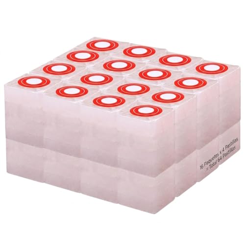 64 Pastillas de Alcanfor Natural – Alcanfor en Bloques para Uso Religioso y Doméstico, Kapoor para Pooja y Santería, Formato Sólido (454g)