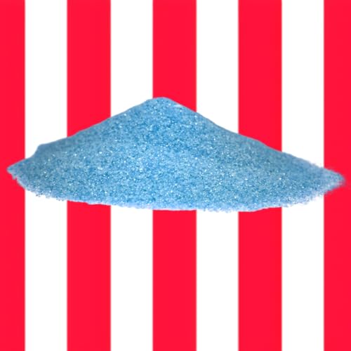 Image of Blue Raspberry Flossugar - 2 lb (32 oz) - Pre-Mixed, Ready-to-Use Cotton Candy Sugar - Sweet, Cake-Inspired Flavor - Perfect for Parties, Festivals, and Concession Stands
