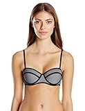 Bra Society Women's Adjustable Bikini Top With Removable Padding
