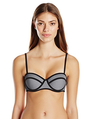 Bra Society Women's Adjustable Bikini Top With Removable Padding