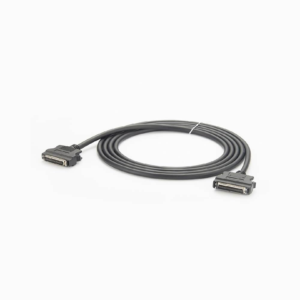 Elecbee SCSI MDR 50 pin maschio a maschio connettore dritto tipo a scatto con cavo 2,5 m