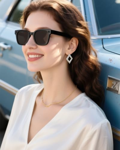 Image of Replacement Polarized Lenses for Ray-Ban Meta Wayfarer | RW4008 & Gen 2 RW4012 Large (53-22), Smart Glasses Lenses Men Women