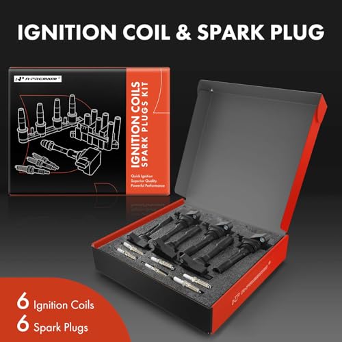 A-Premium Set of 12 Ignition Coil Pack and Iridium Spark Plugs Compatible with Ford F-150 2018-2021, Explorer 2020, Edge 2019-2020, Police Interceptor Utility & Lincoln Aviator, Nautilus, 2.7L 3.0L by A-premium - Image 2