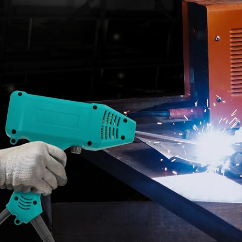 Handheld Welding Machine, Portable ARC Welder Gun 110V, Stick Welder Machine with IGBT Inverter, Small MMA Welding Machine for Metal Fits for 1.6-3.2mm Welding Rods (blue)