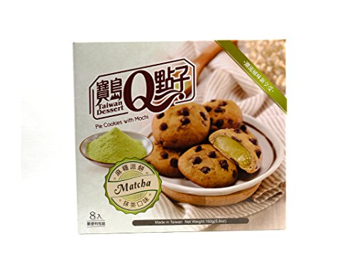 Taiwan Dessert - Galletas Rellenos De Crema De Mochi Con Sabor A Matcha 160G
