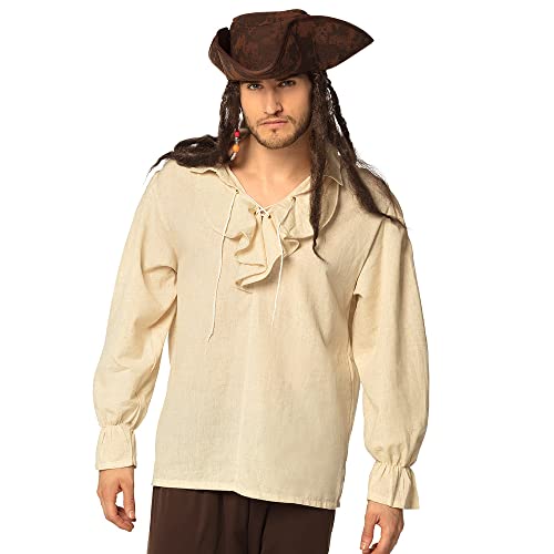 Chemise pirate homme ample et legere pour fete deguisee