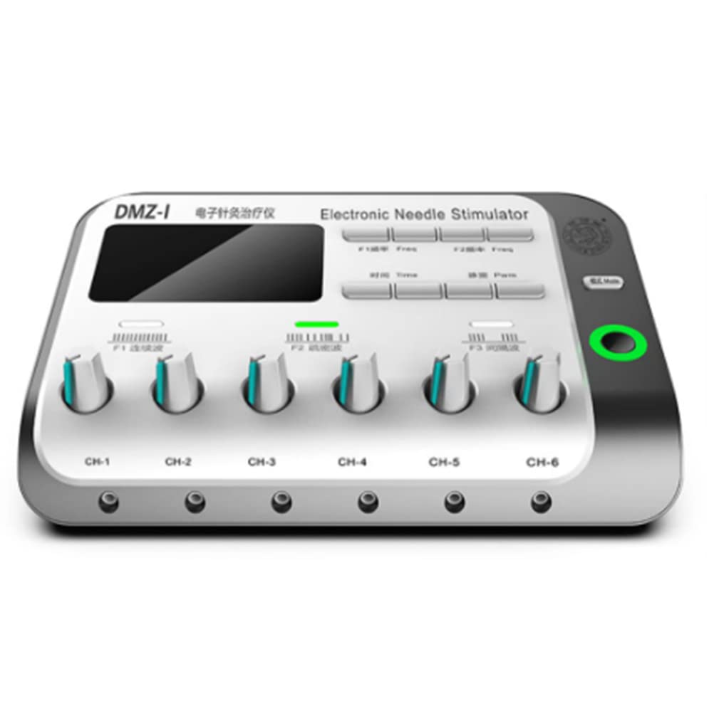REHOOF Electric Acupuncture DMZ-I I Acupuncture Stimulator, 6 Channels Output Machine Electrical Nerve Muscle