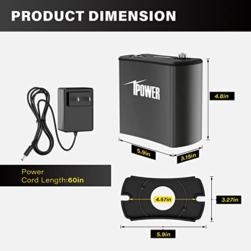 Moteur électrique iPower noir pour couper bourgeons et fleurs