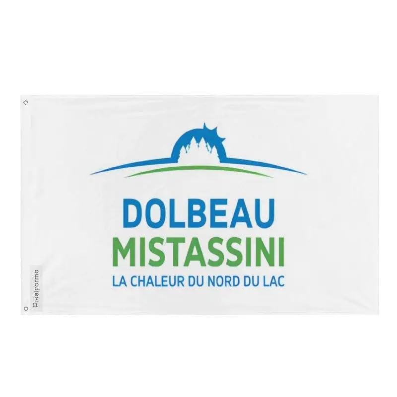 Drapeau Dolbeau-Mistassini en polyester résistant par Pixelforma