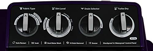 Image of Whirlpool 9 Kg Semi-Automatic Top Loading Washing Machine (ACE XL 9.0, Royal Purple, 3D Scrub Technology)