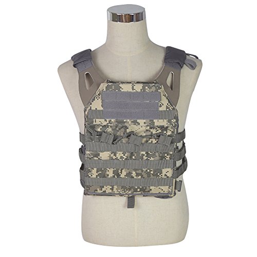 OAREA Military Tactical JPC Vest Chest Rig Jumper Carrier Nylon Vest Airsoft Sports Paintball Fighting Hunting Shooting CS, War Games etc.