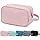 Narwey Travel Toiletry Bag for Women Traveling Dopp Kit Travel Bag for Toiletries Cosmetic Bag Makeup Bag Medicine Bag for Traveling (Pink)