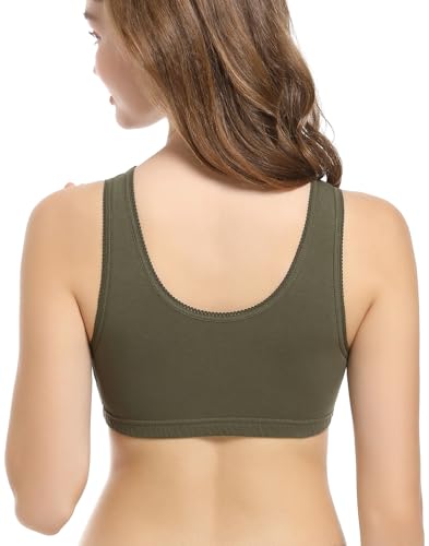 Image of CAKYE 3 Pack Maternity Nursing Sleep Bra Breastfeeding Cotton Bralette