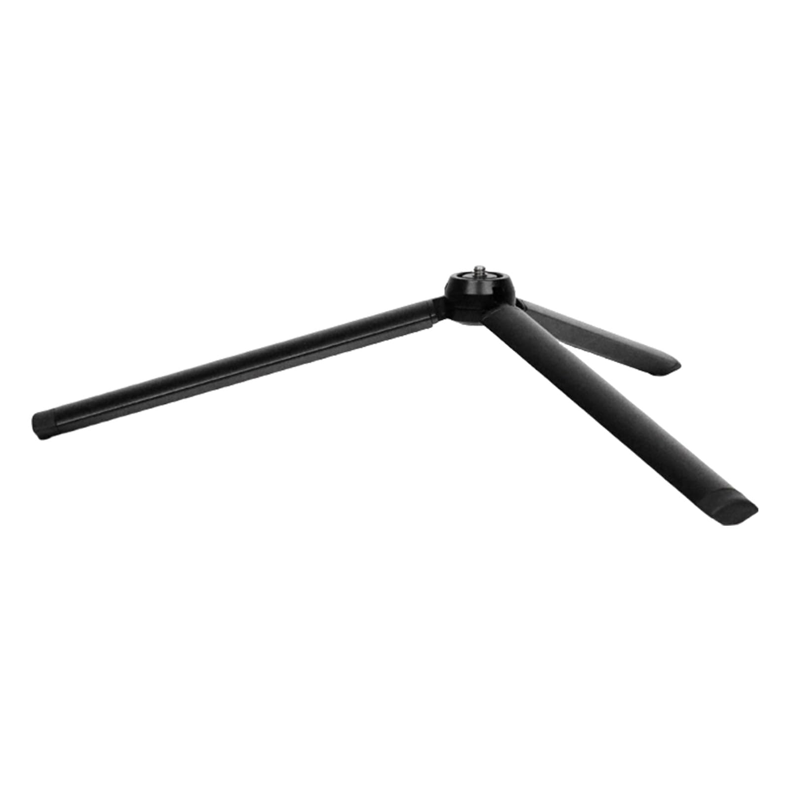 Aluminum Alloy Tabletop Tripod Phone Stand Holder with 1/4'' Screw for DSLR Camera Stabilizer and Monopod Black