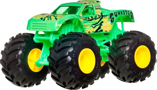 Hot Wheels Monster Trucks, Oversized Monster Truck, 1:24 Scale Die-Cast Toy Truck with Giant Wheels and Cool Designs image 2
