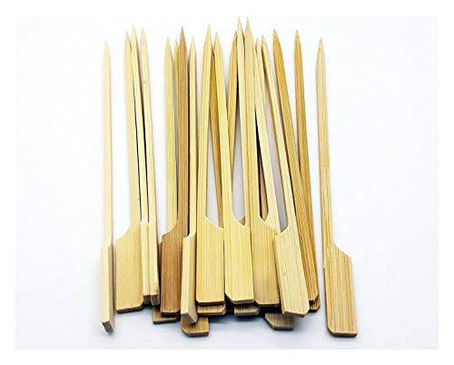 GSL - 100 x Bamboo Teppo Gushi Japanese Paddle Skewers - Party BBQ Buffett