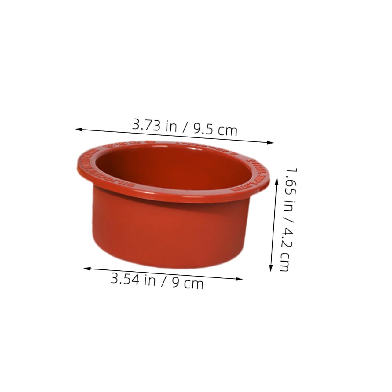 COLLBATH 2 pcs Silicone Cake Round Cake Pans for Baking Non Stick Cheese Baking Easy to Clean for Desserts and