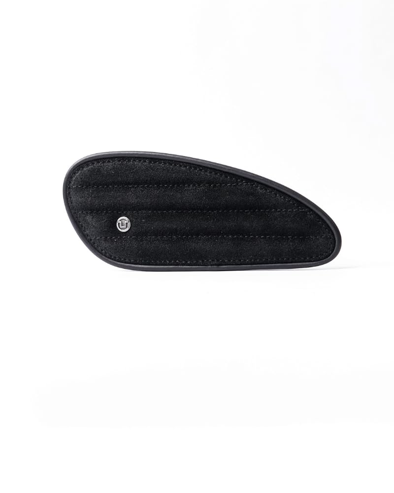 Trip Machine Company Genuine Leather Motorcycle Tank Pad – Handcrafted Crunch Leather Tank Protector – Premium Aesthetic Upgrade for Motorcycles (
