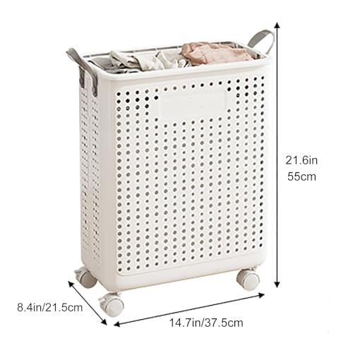 Panier à linge pliable plastique petit format pour trier sans encombre - 2